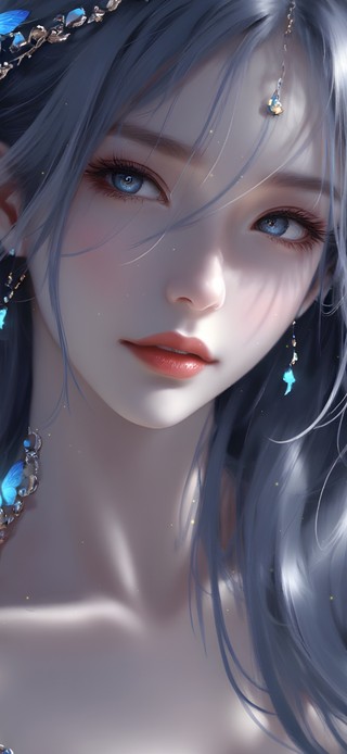 可爱蝴蝶女孩