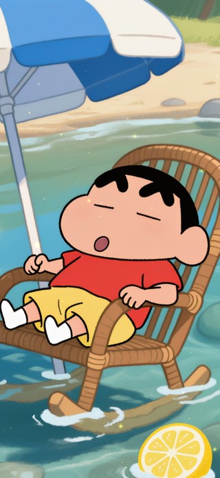 夏日溪流小新