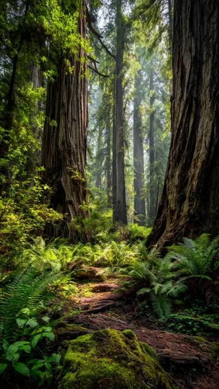 红杉深林，被阳光吻过的秘境