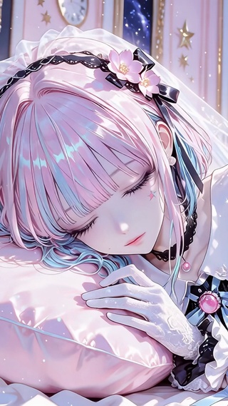 二次元晚安少女壁纸