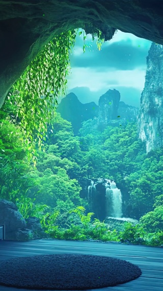 山川树木河流