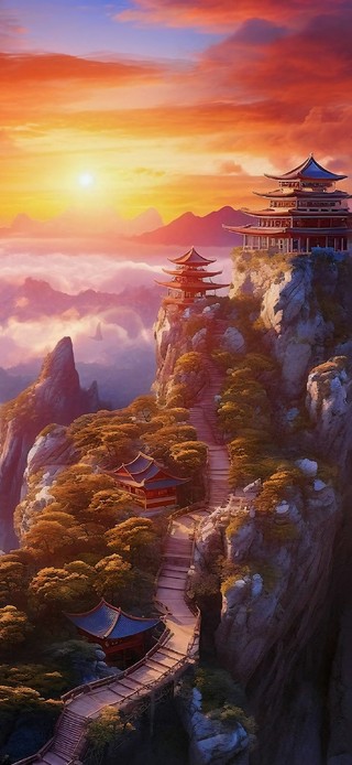 山峰云霄
