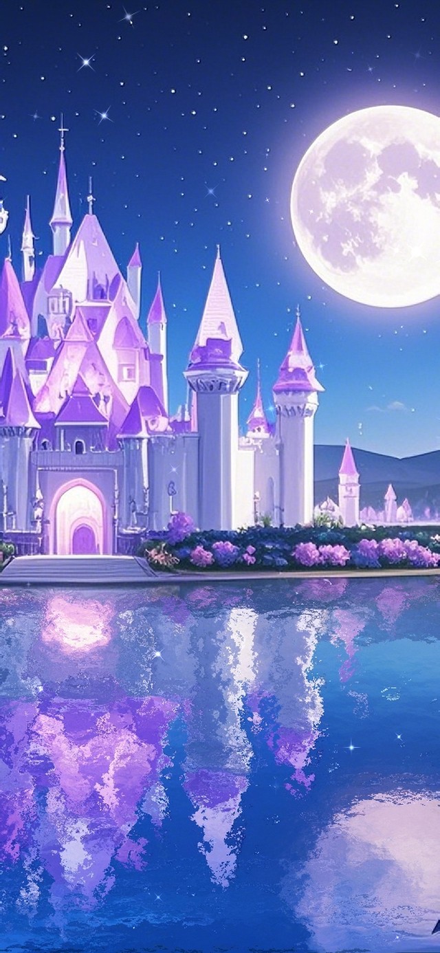 月下紫水晶城堡