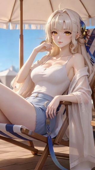 海边度假穗穗