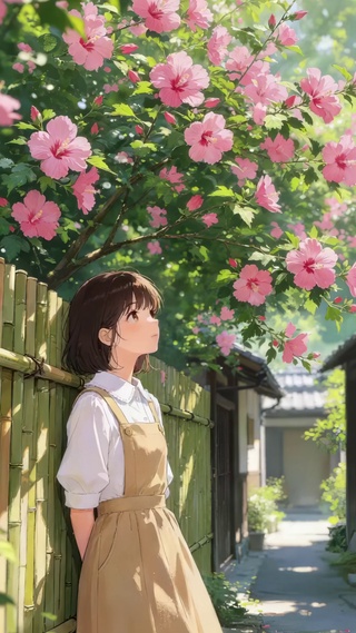 鲜花女孩