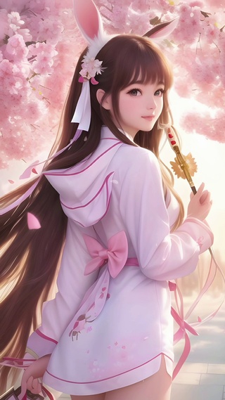 古风兔耳少女