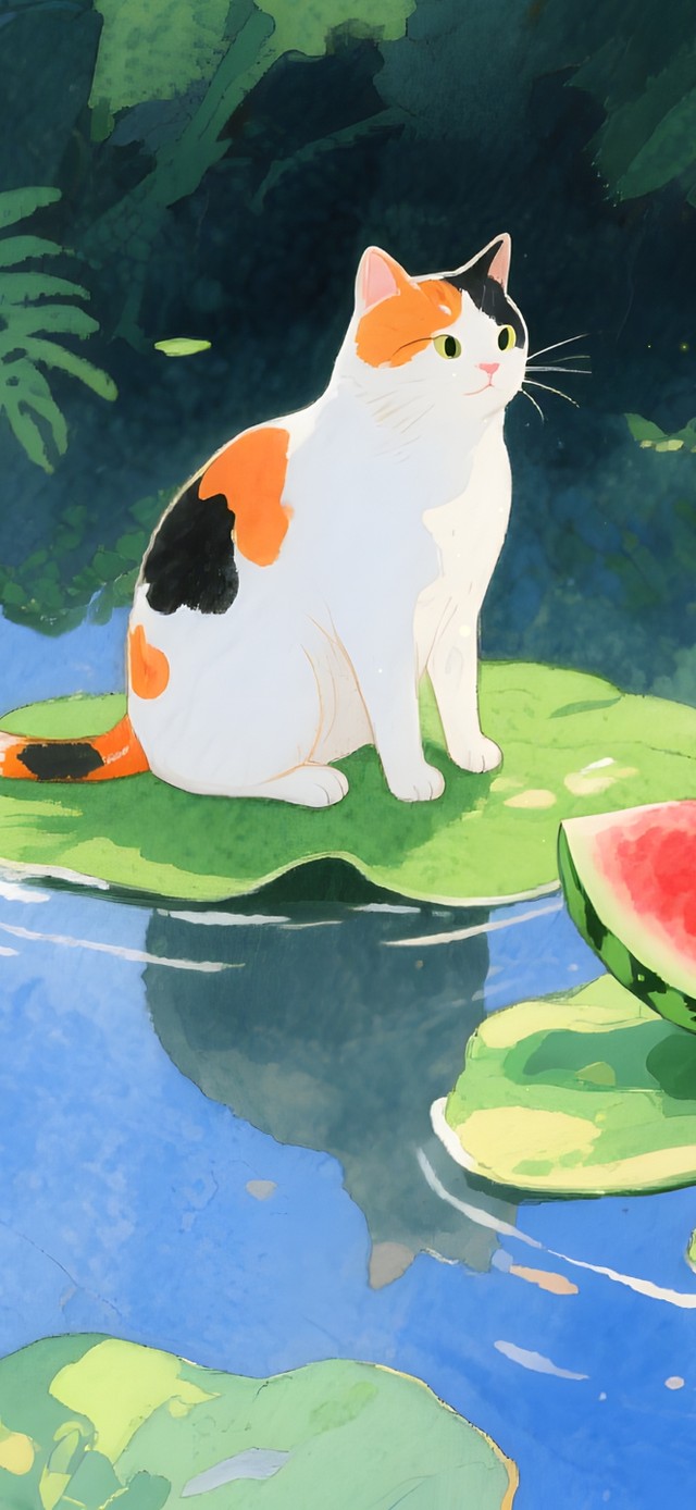 西瓜猫咪