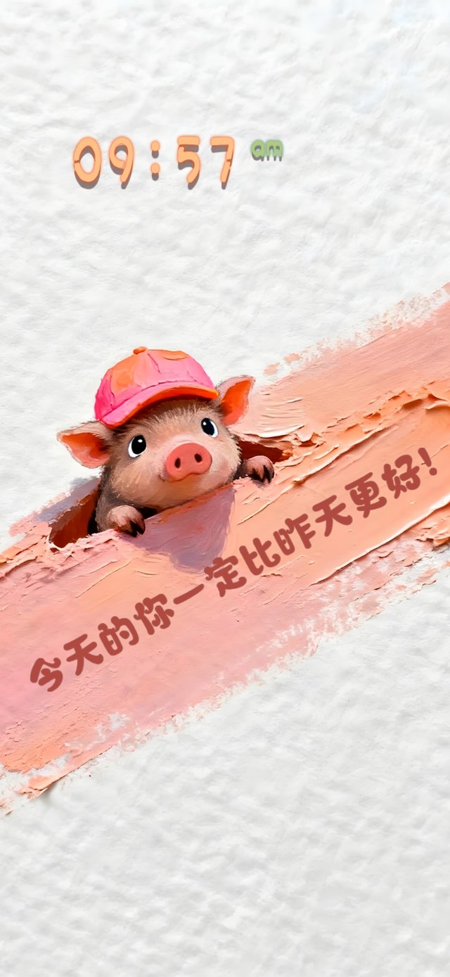 好运猪：今天的你一定比昨天更好