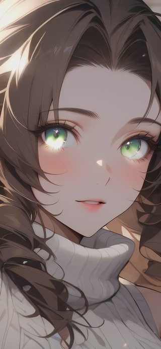 可爱居家女孩