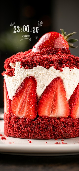 美食 草莓蛋糕
