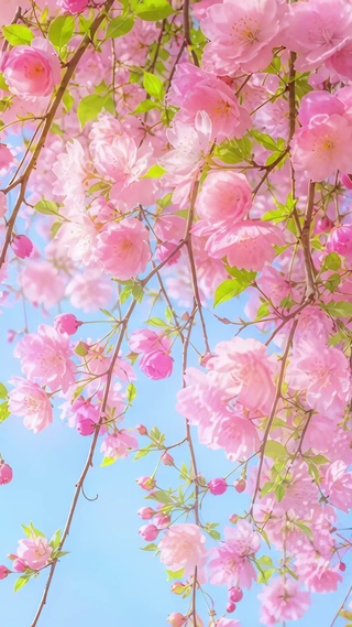 繁花如瀑