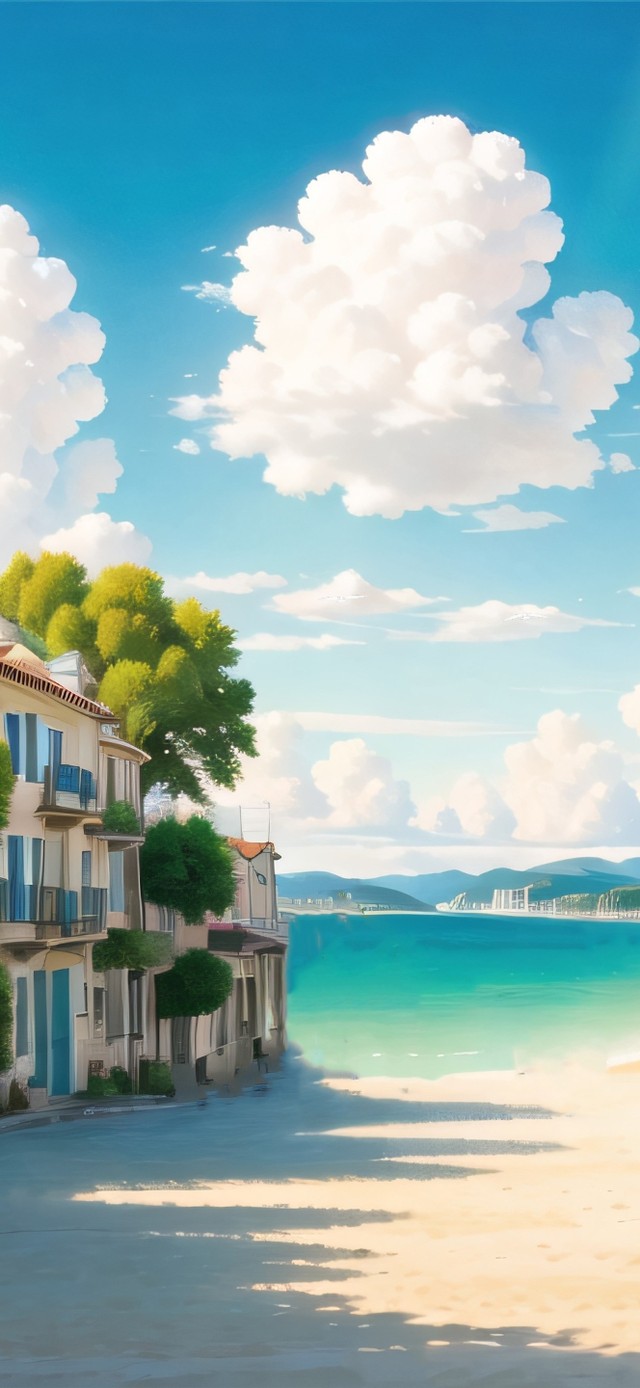 美丽的海边小镇