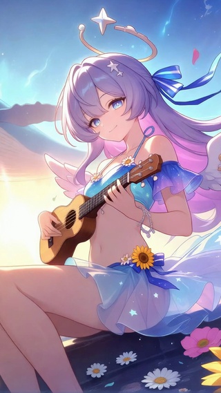 梦幻海边知更鸟