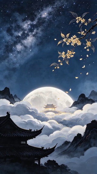东方水墨手机壁纸