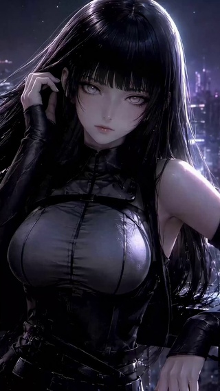 夜色霓虹少女