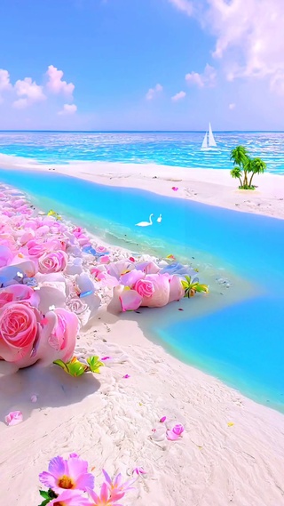 玫瑰唯美美景