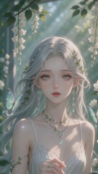 清爽森系夏季女神