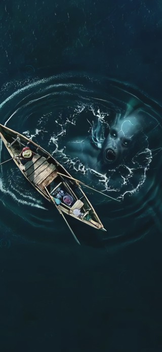 珊瑚丛的深海巨妖