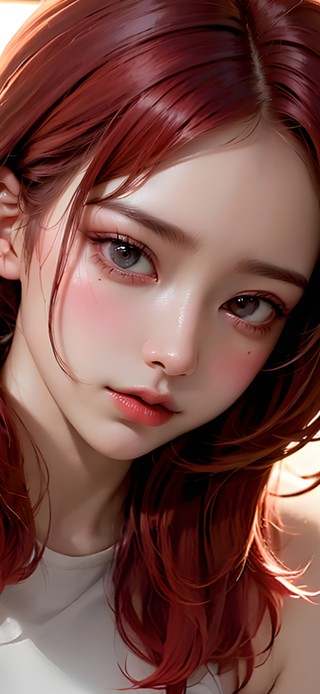 清纯红发女孩