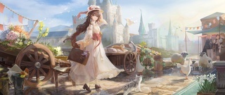 胡桃-旅途风花【长裙版】-4k