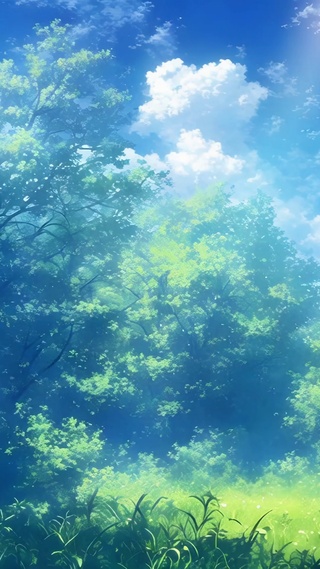 蓝天森林