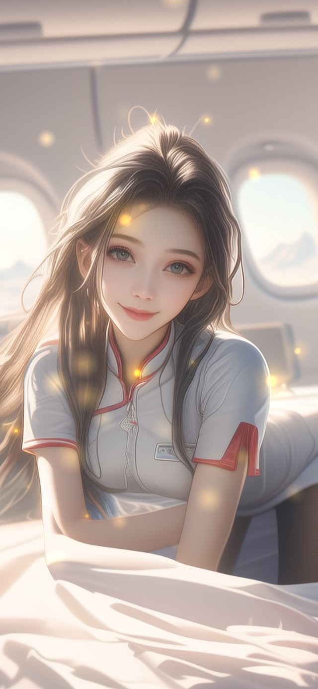 她的气质温婉如水