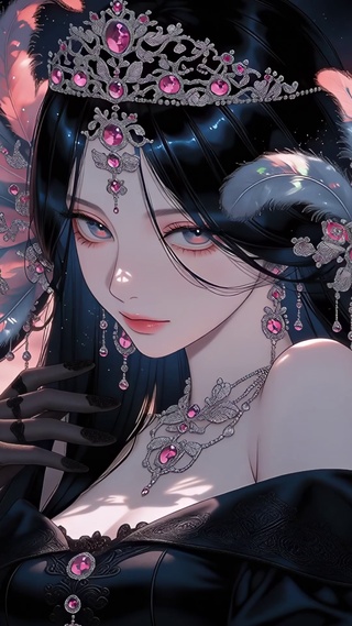 粉钻皇冠女神高清4k