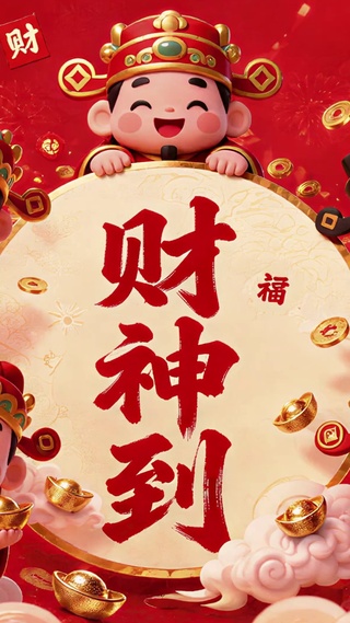 五路财神到-无缝循环