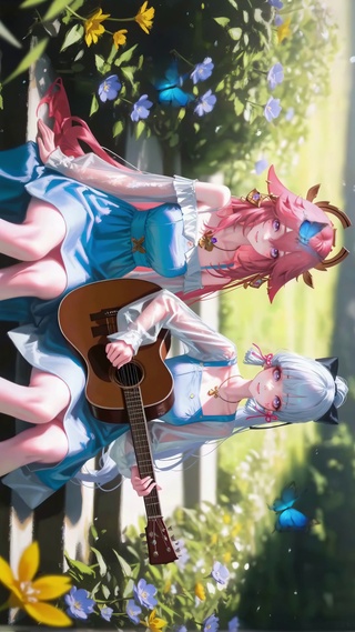 双子吉他花海