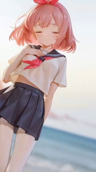 余晖少女