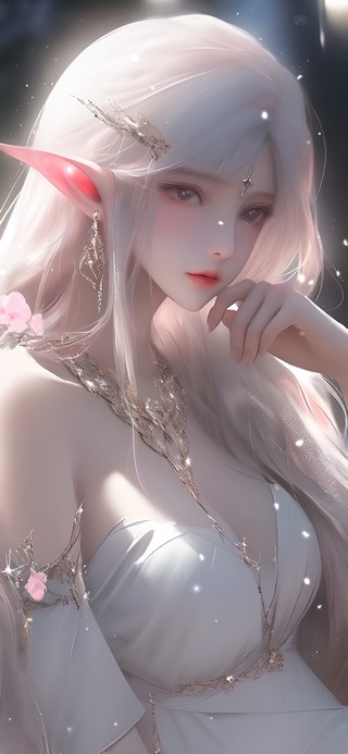 纯欲系精灵少女