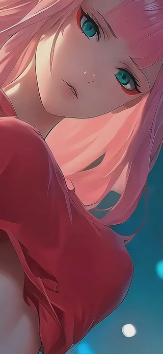 性感粉发女孩