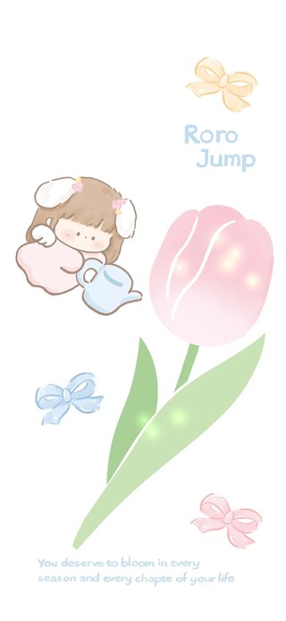 可爱郁金香