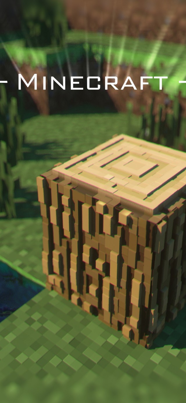 minecraft橡木原木(游戏手机动态壁纸) - 游戏手机壁纸下载 - 元气壁纸