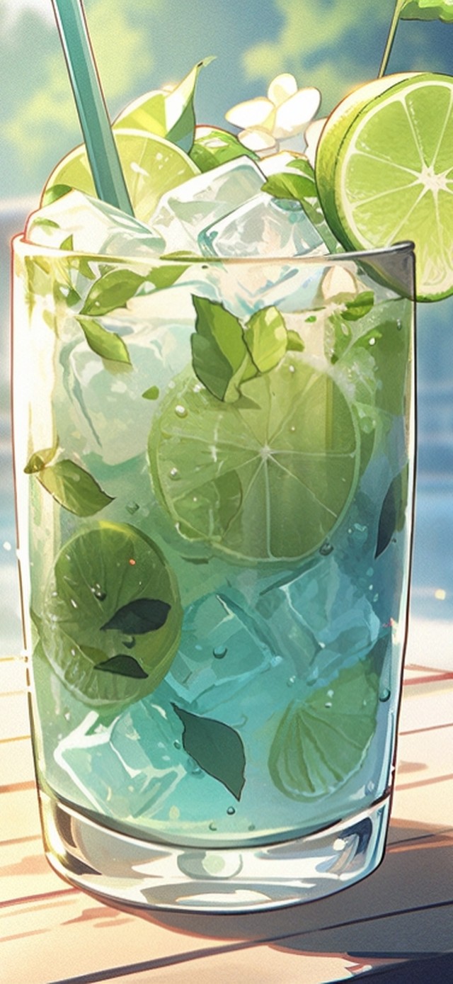 夏日冰饮小清新柠檬汁