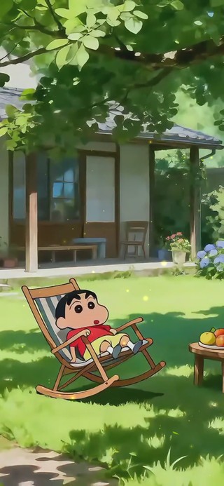 绿色摇椅小新