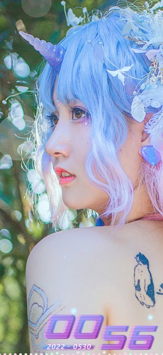 4K短发cos美少女