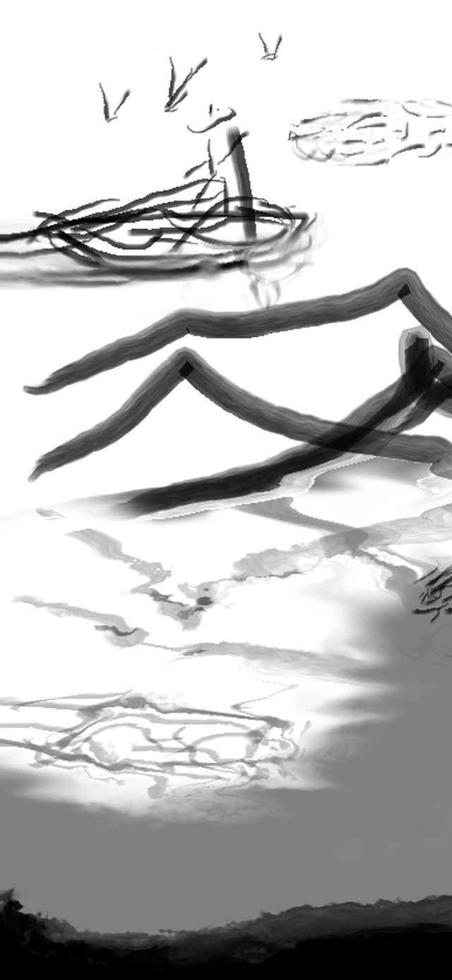 是水画的山。。。