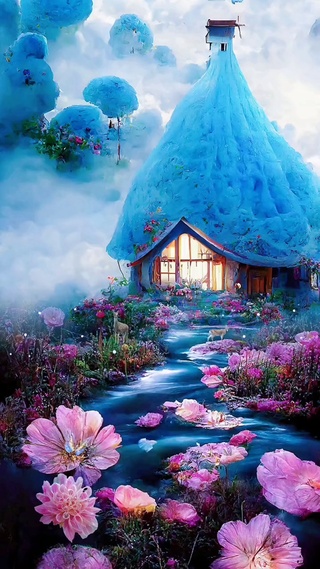 蓝色小屋
