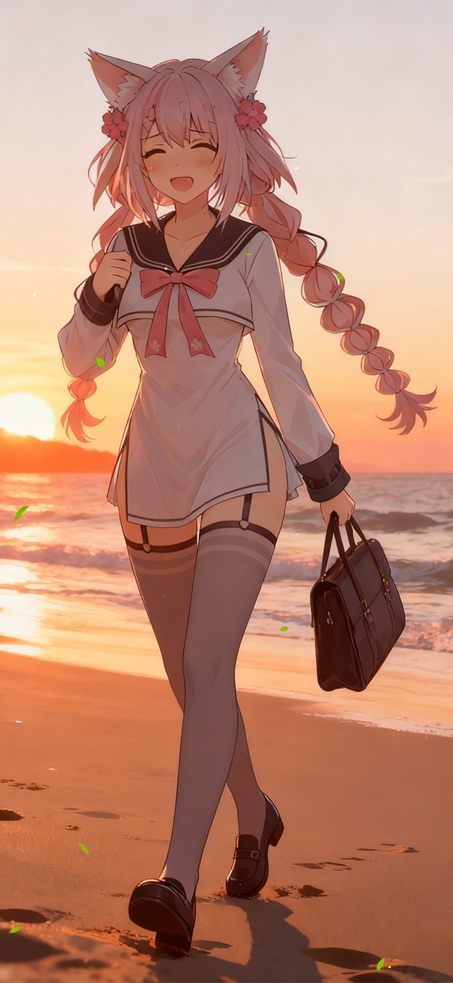 唯美沙滩女孩