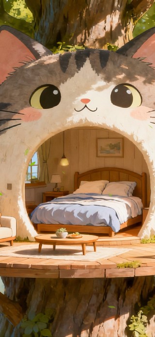 猫咪树屋