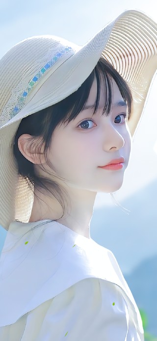 超美采茶女孩