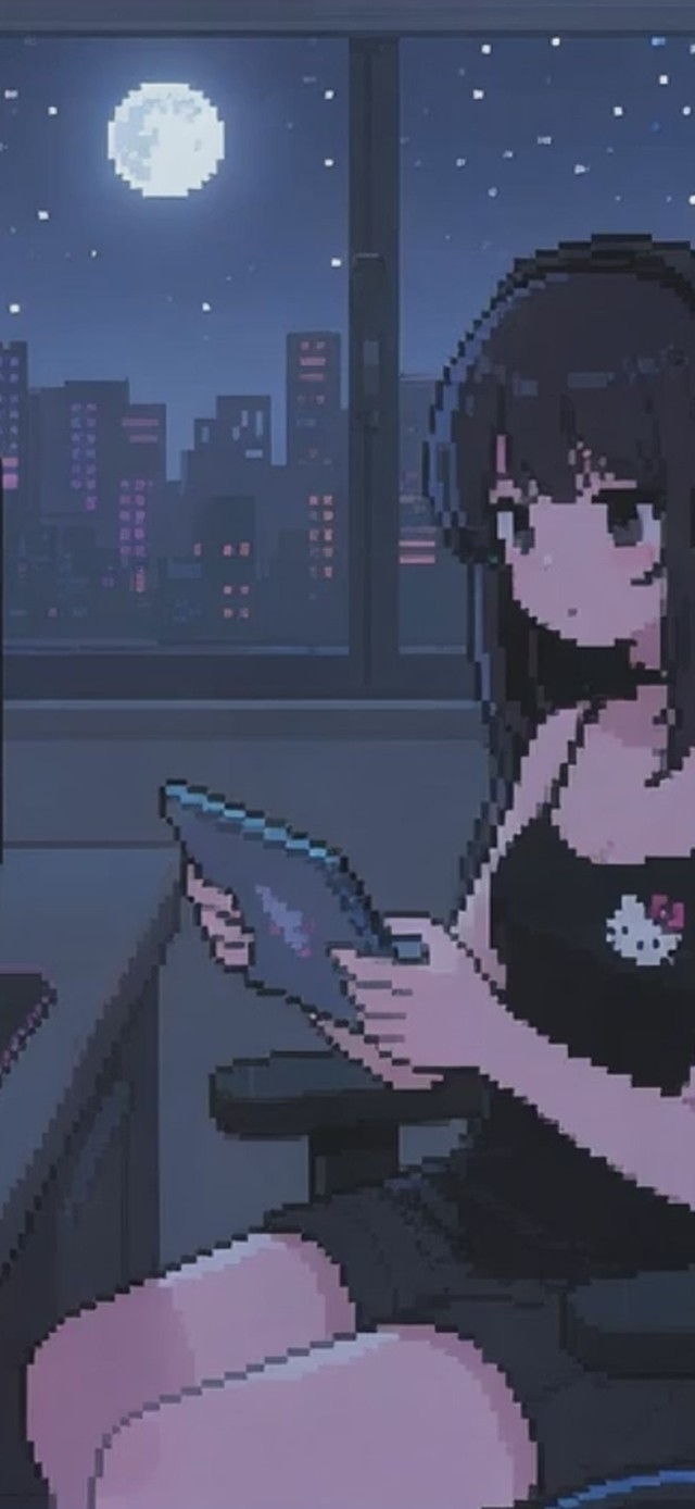 像素风电竞女孩