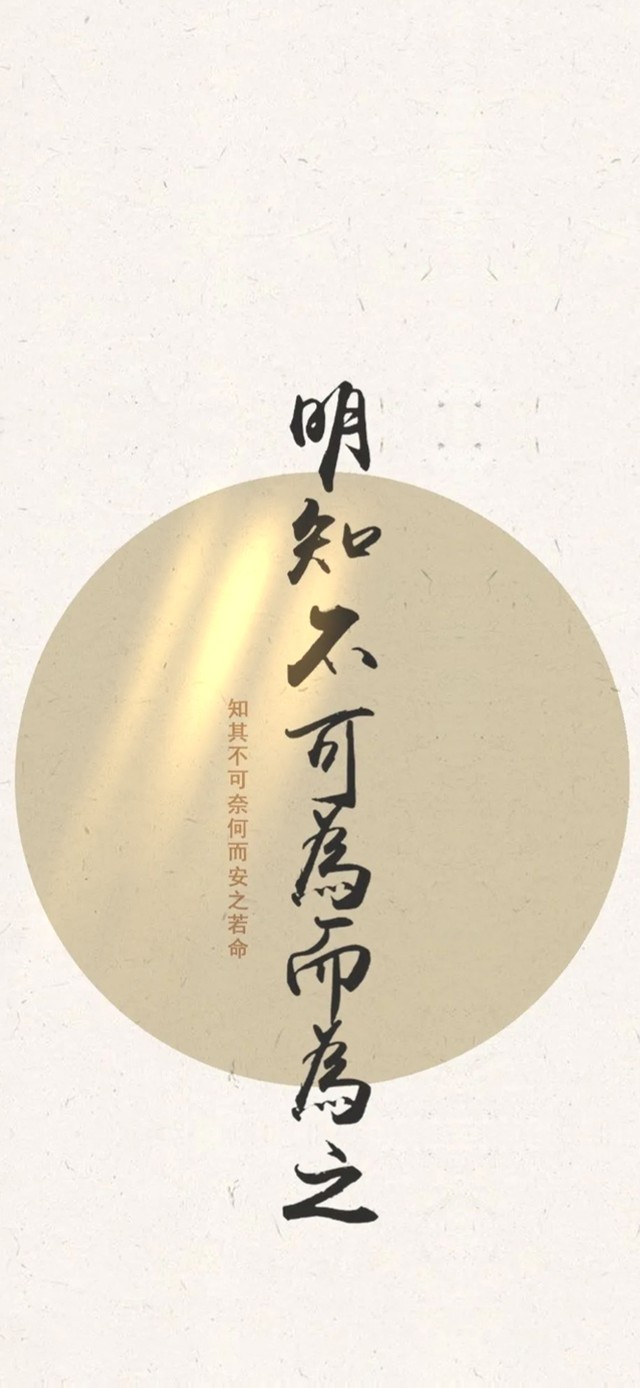 明知不可为而为之