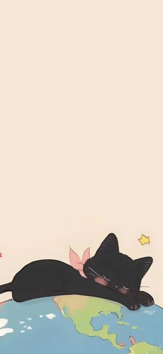 晚安～睡觉小猫～
