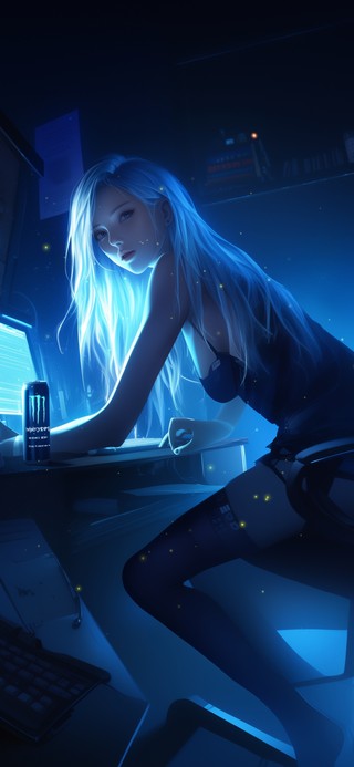 青丝绕颈，几缕春风暗自停驻