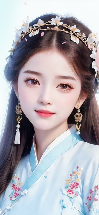 4K清新古风美女