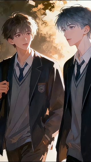 动漫男大手机壁纸