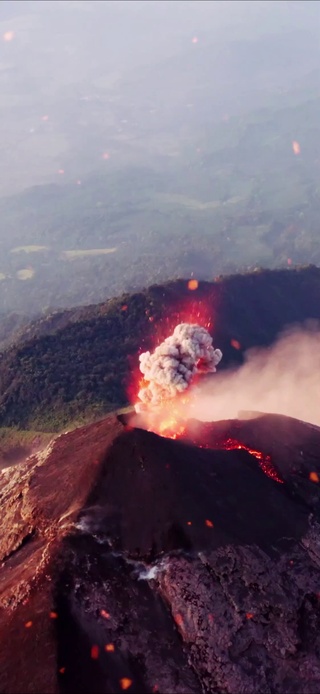 火山爆发