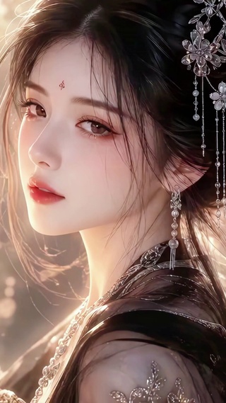 落花美人